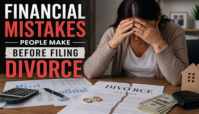 Financial Mistakes People Make Before Filing Divorce