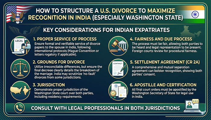 U.S.–India Divorce Recognition Guide for Washington State Couples