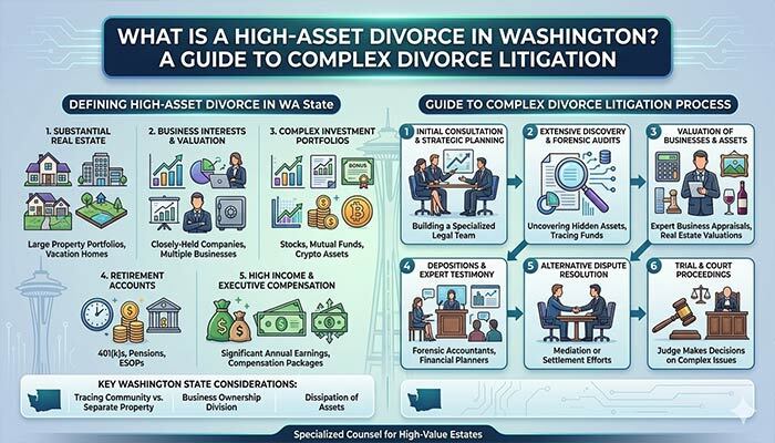 What Is a High-Asset Divorce in Washington? A Guide to Complex Divorce Litigation