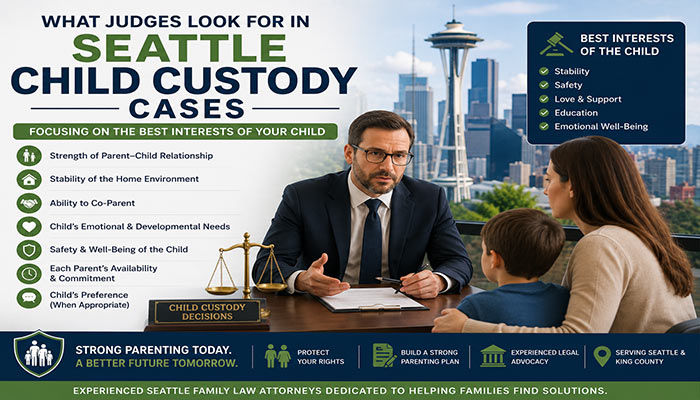 What Judges Look for in Seattle Child Custody Cases